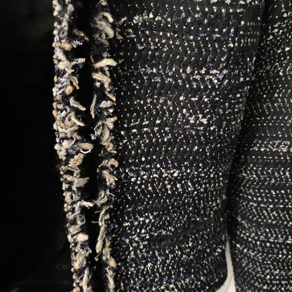 Maison Scotch Women's Tweed Embellished Blazer Jacket Petite - Picture 3 of 4